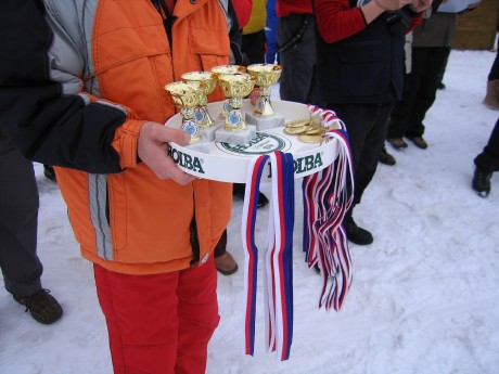 Poháry a medaile pro vítěze